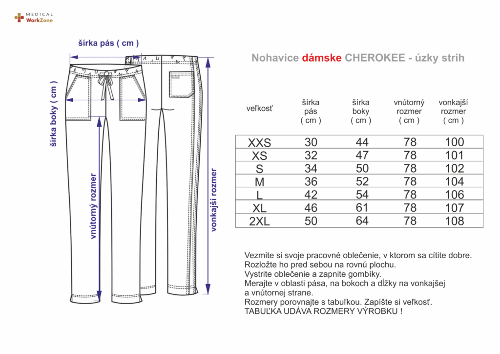 velkostna-tabulka-cherokee-damska-nohavice