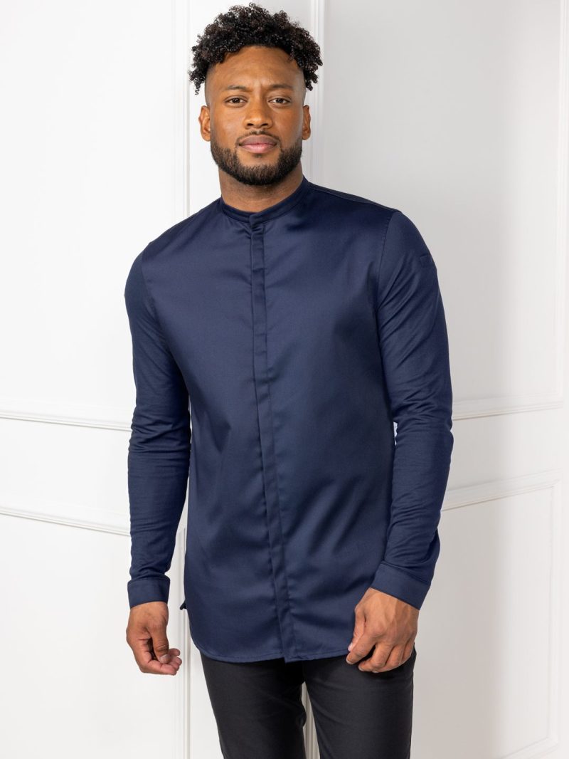 Kuchárske oblečenie rondon Le Nouveau Chef Julien Patriot blue