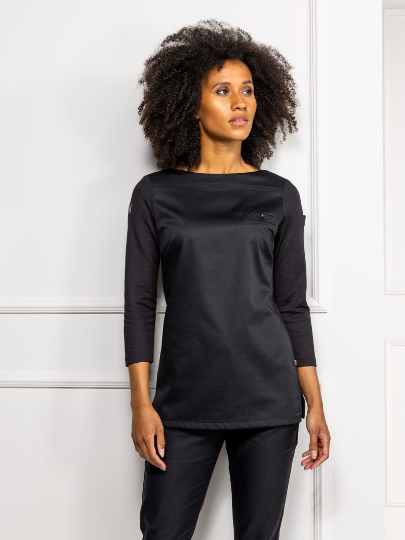 Dámske oblečenie pre kuchárky a čašníčky Le Nouveau Chef Evy Black