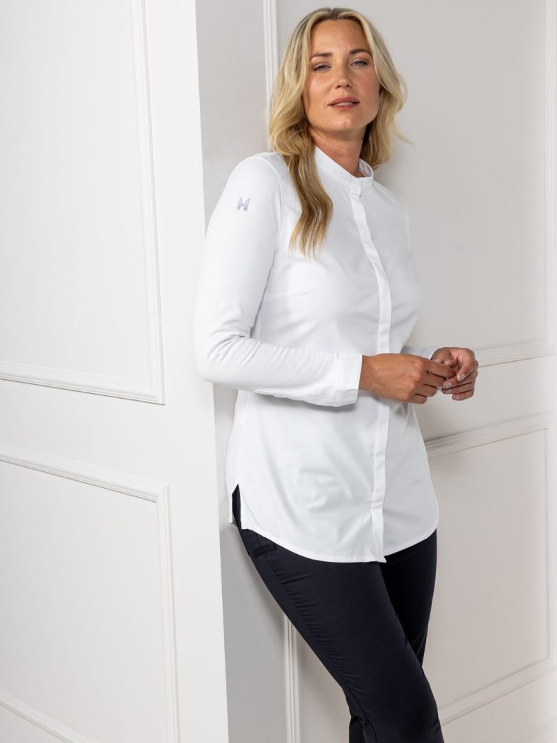 Dámske oblečenie pre kuchárky a čašníčky Le Nouveau Chef Jolie White