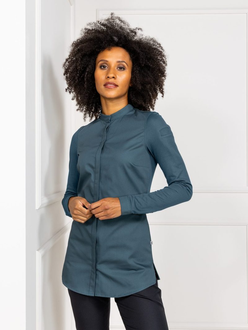 Dámske oblečenie pre kuchárky a čašníčky Le Nouveau Chef Jolie Petrol