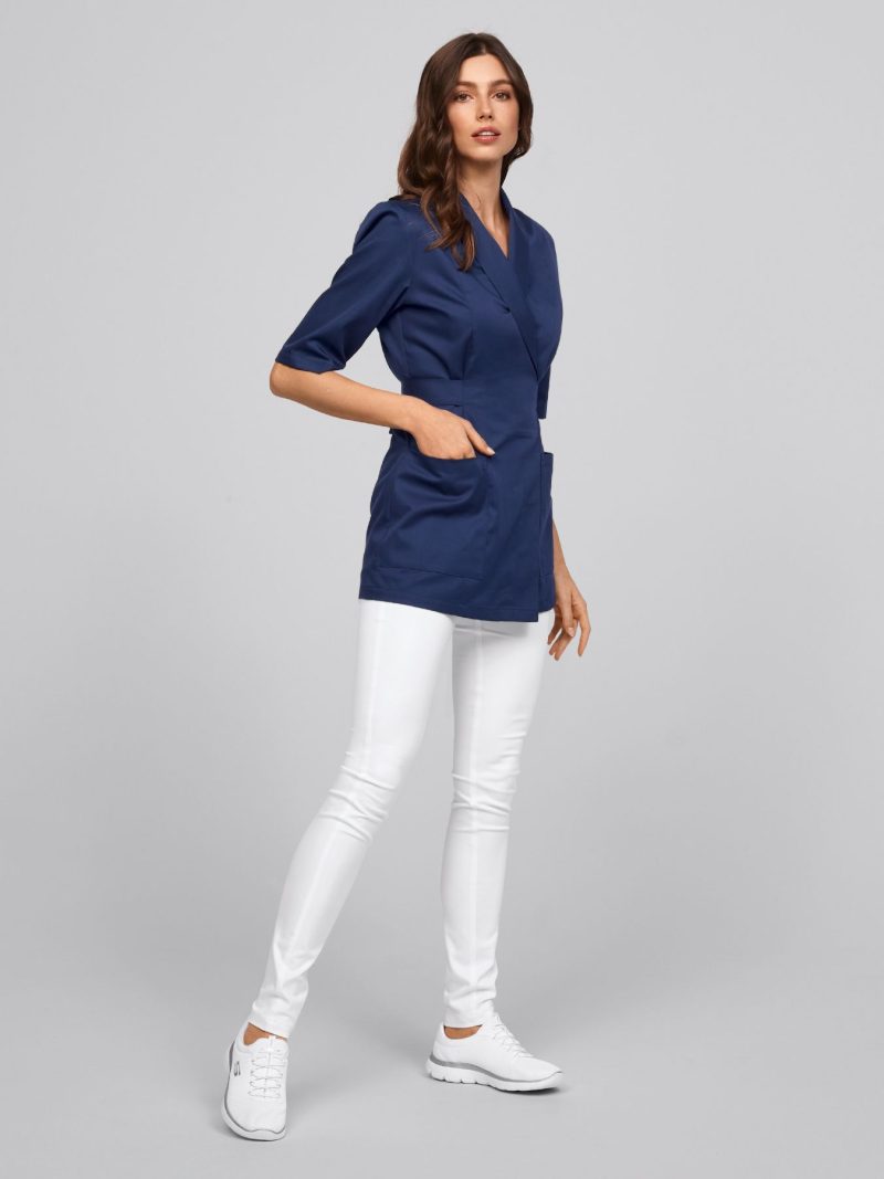 Zdravotnícka tunika - kimono Alexandria Modrá