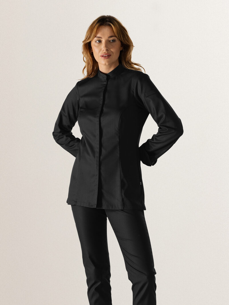 Dámsky kuchársky rondón Le Nouveau Chef – ELISE - Čierna