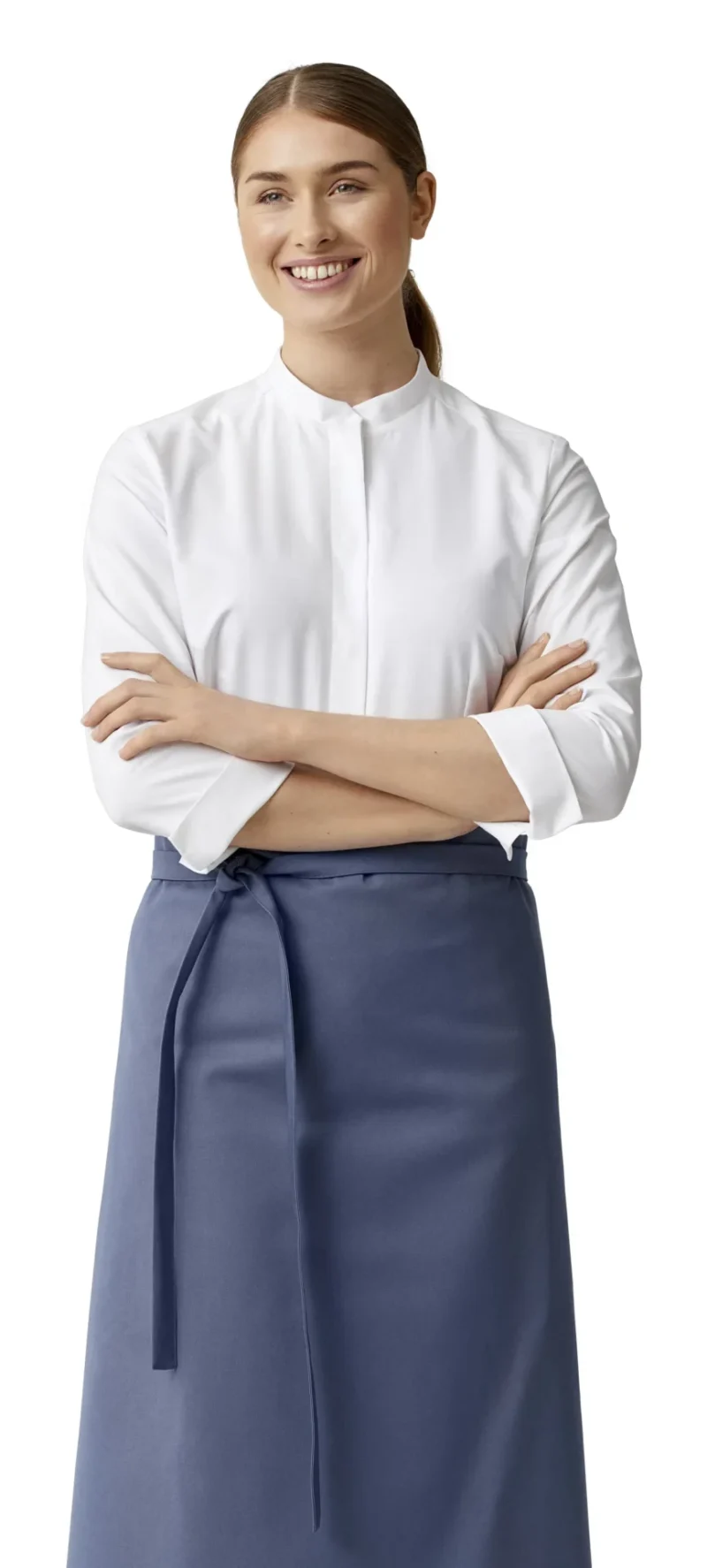 Trendová dámska košeľa 7/8 rukáv oxford KENTAUR - Biela