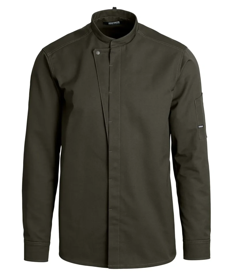 jemný unisex rondon KENTAUR dlhý rukáv - Olive cypres