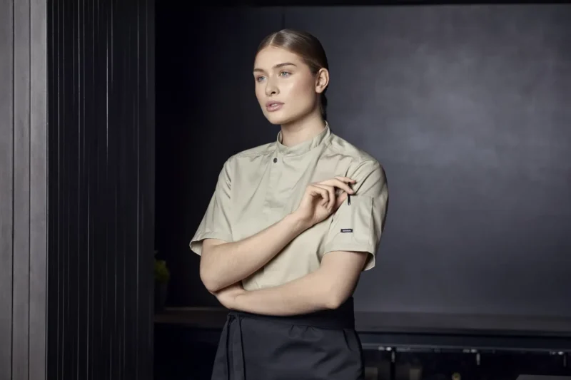 jemný unisex rondon KENTAUR krátky rukáv - beige piesková