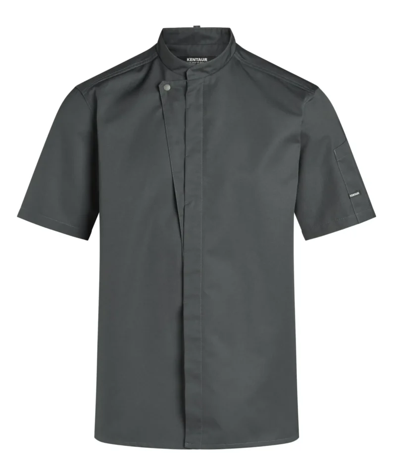 jemný unisex rondon KENTAUR krátky rukáv - Charcoal uhlová