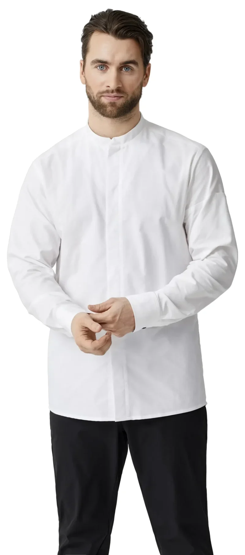 Trendová pánska košeľa oxford KENTAUR - Biela