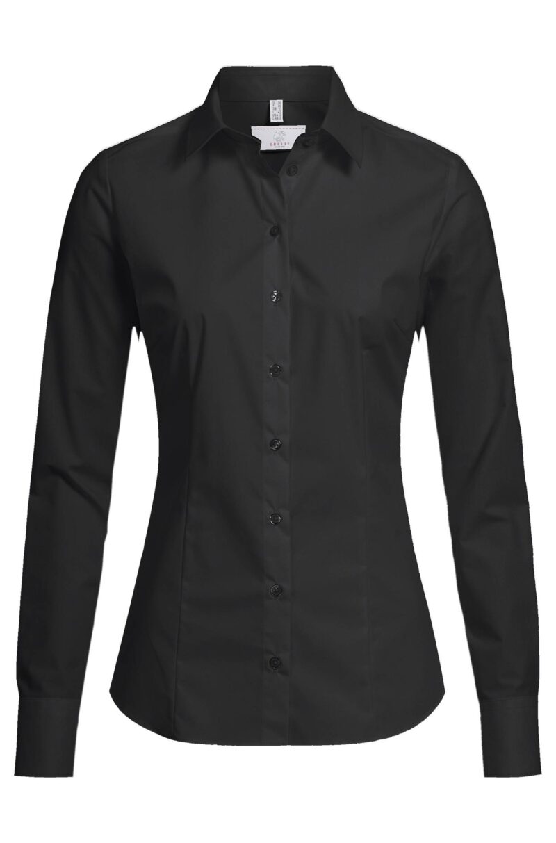 Dámska blúzka GREIFF BASIC – slim fit - Black