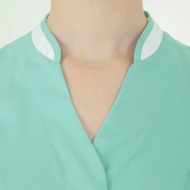 Pracovné oblečenie pre beauty a chyžné – dámska tunika – AURELIA - svetlo zelená